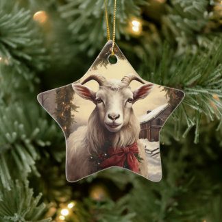 Cute Goat Ornament Decor, Gifts for Goat Lovers 
