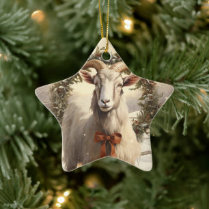 Cute Goat Ornament Decor, Gifts for Goat Lovers 
