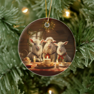 Cute Goat Ornament Decor, Gifts for Goat Lovers 