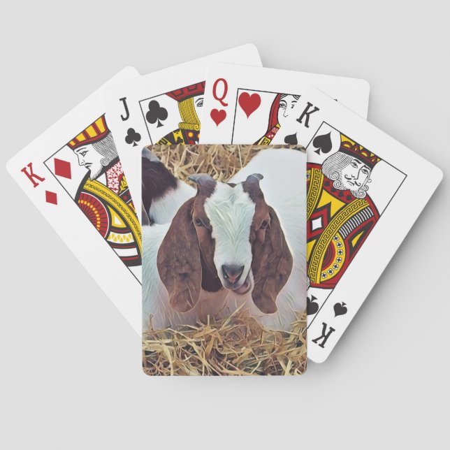 CUTE GOAT PLAYING CARDS (Back)