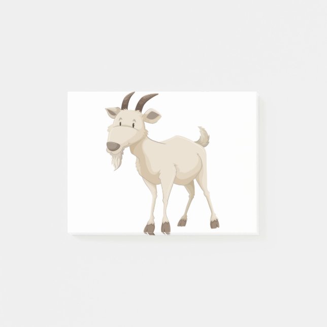 Cute goat post-it notes (Front)
