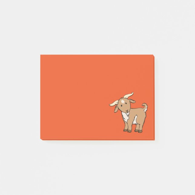 Cute Goat Post-it Notes (Front)