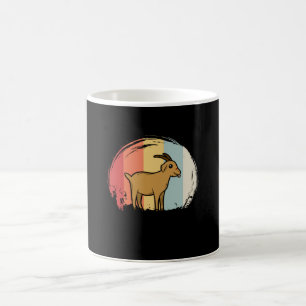 Cute Goat Retro Coffee Mug