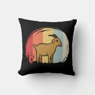 Cute Goat Retro Cushion