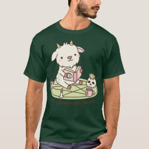 Cute Goat Up To Something Baaad Funny T-Shirt