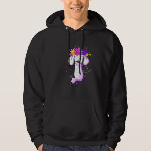 Cute Goat Womens And Girls Hoodie