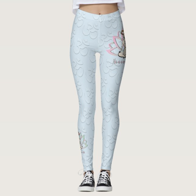 CUTE GOAT YOGA | Namaste GetYerGoat™ Leggings (Front)