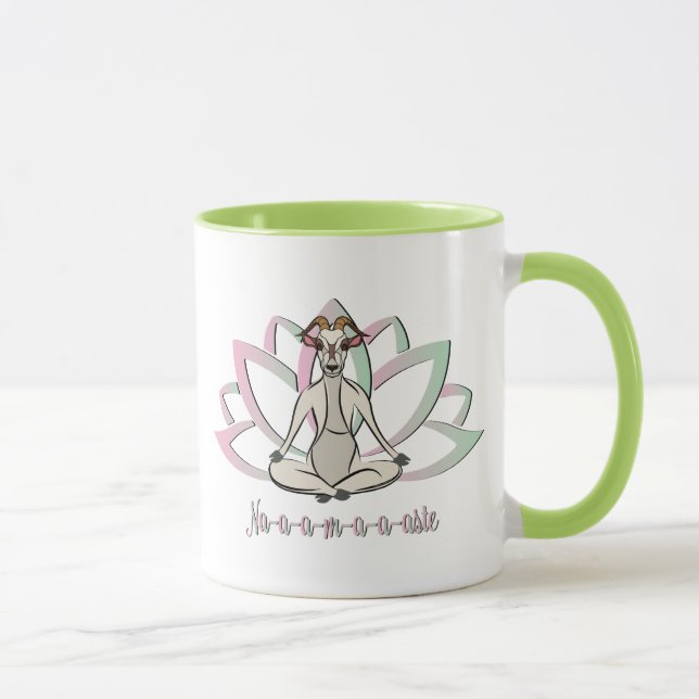 CUTE GOAT YOGA | Namaste GetYerGoat™ Mug (Right)