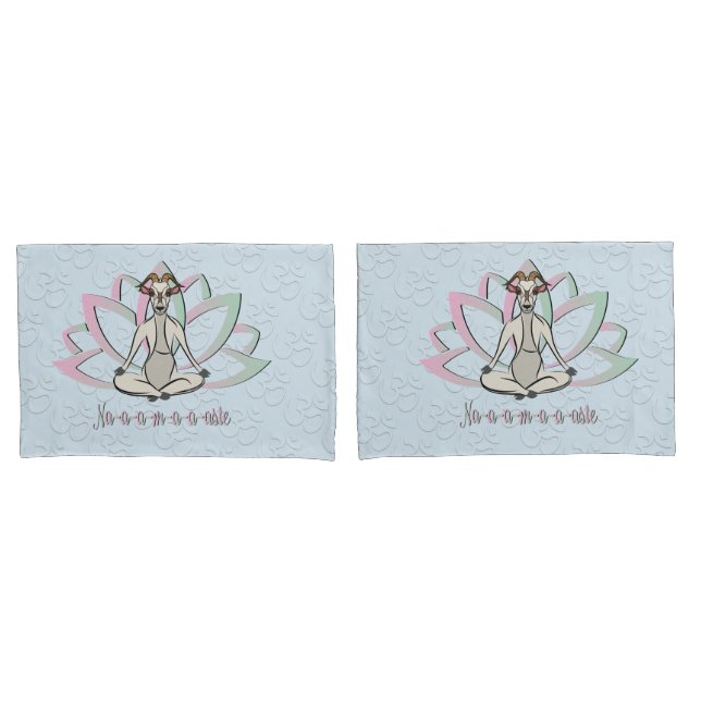 CUTE GOAT YOGA | Namaste GetYerGoat™ Pillowcase (Front-Set)