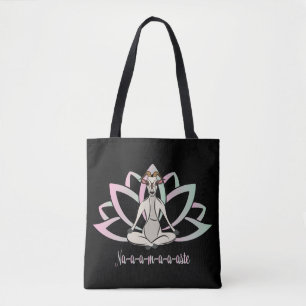 CUTE GOAT YOGA   Namaste GetYerGoat™ Tote Bag
