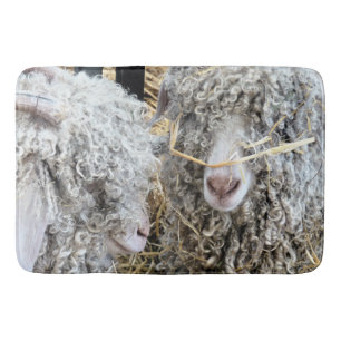 CUTE GOATS   BATH MAT