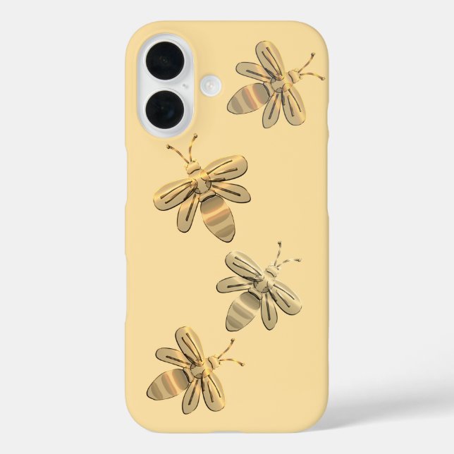 Cute Gold Bees Case (Back)