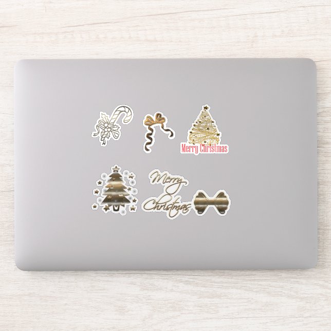 Cute Gold Christmas (Computer)