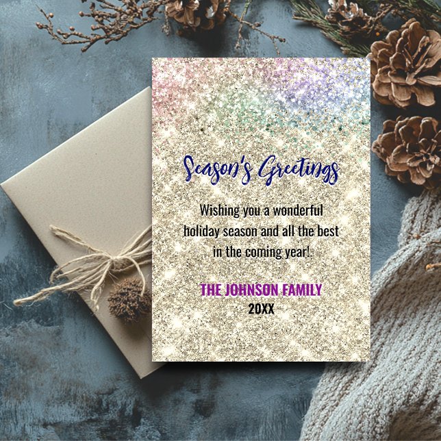 Cute gold faux glitter Christmas new year (Creator Uploaded)