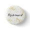 Cute Gold Glitter Bridesmaid Button