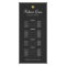 Cute Gold Heart Black Beauty Salon Price List Menu