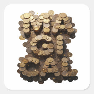 Cute Gold MAGICAL Craft Sticker