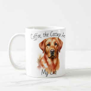 Cute Golden Retriever  Coffee Mug