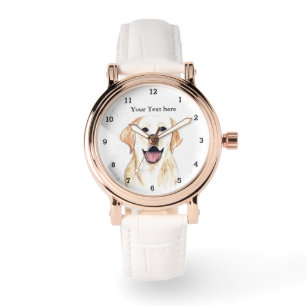 Cute Golden Retriever Dog Puppy Animal Pet Lover Watch