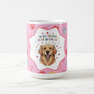 Cute Golden Retriever Doodle Coffee Mug