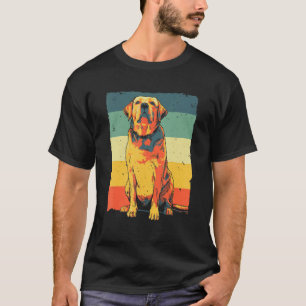 Cute Golden Retriever For Men Women Vintage Golden T-Shirt
