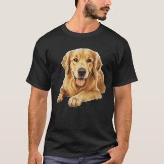 Cute Golden Retriever Love T-Shirt