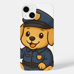 Cute Golden Retriever Police Phone Case All device