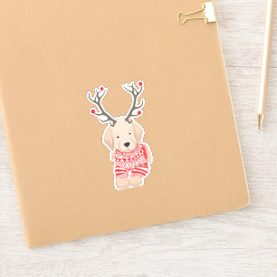 Cute Golden Retriever Puppy Christmas Sweater