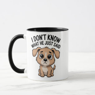 Cute Golden Retriever Puppy Design Mug