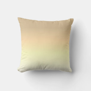 Cute Golden Yellow White Beige Cushion