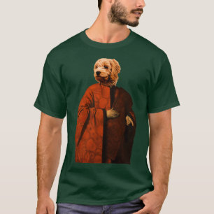 Cute Goldendoodle Distinguish Royal Dog Pets on re T-Shirt