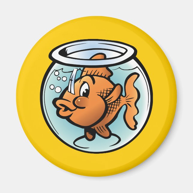 Cute Goldfish Magnet (Front)