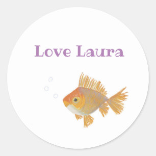 Cute Goldfish Sticker 