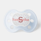 Cute Golf Ball Monogram Pacifier