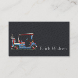 Cute Golf Cart Business Card
