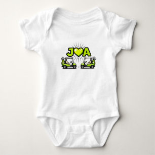 Cute Golf Cart “I Love JA” Baby Bodysuit