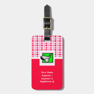 Cute Golf Luggage Tag