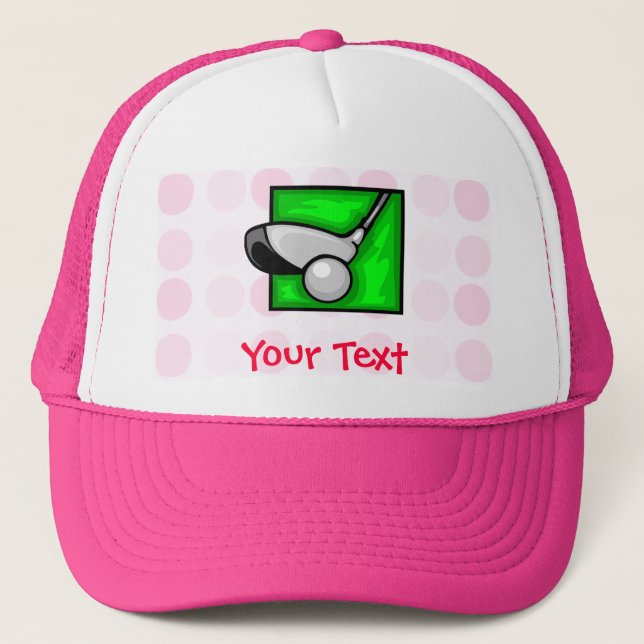 Cute Golf Trucker Hat (Front)