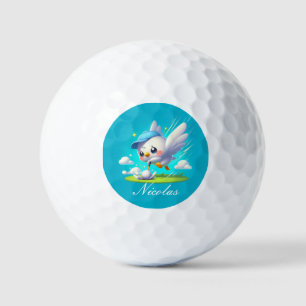 Cute Golfing Birdie Golf Balls