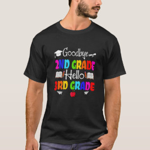 Cute Goodbye Second Grade Crew Hello 3rd Grade Squ T-Shirt