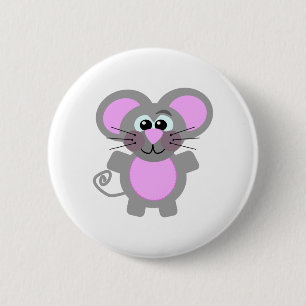 Cute Goofkins mouse 6 Cm Round Badge