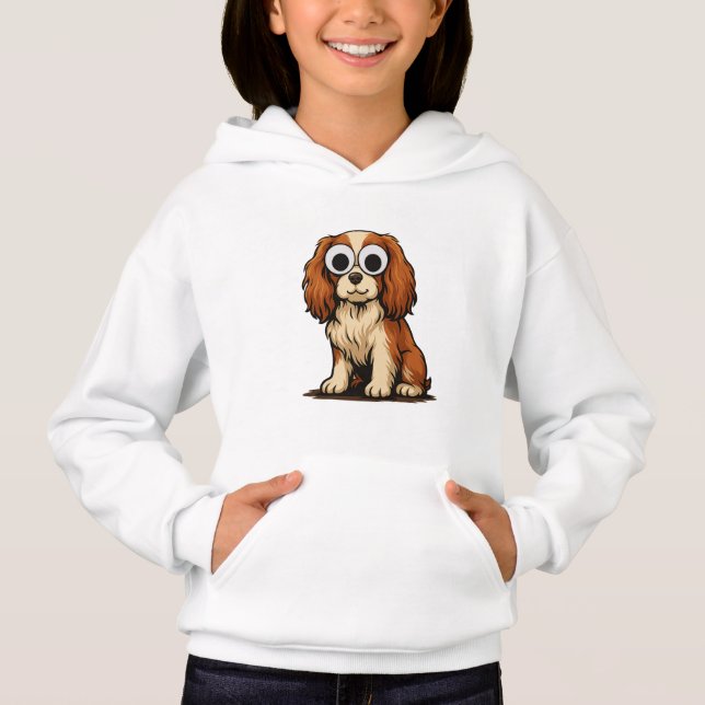Cute Googly-Eye Puppy Illustration (Front)