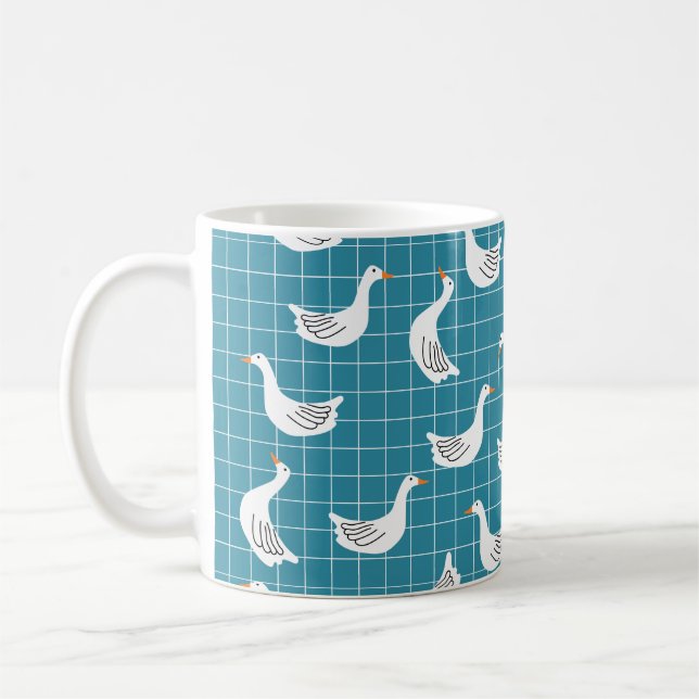 Cute Goose Coffee Mug (Left)