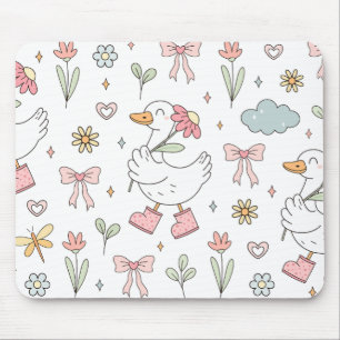 Cute Goose Mouse Mat