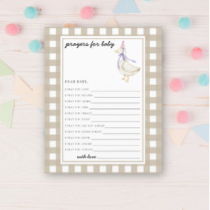 Cute goose - Party game   prayers for baby