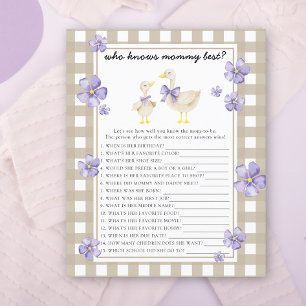 Cute goose - Who knows mummy best