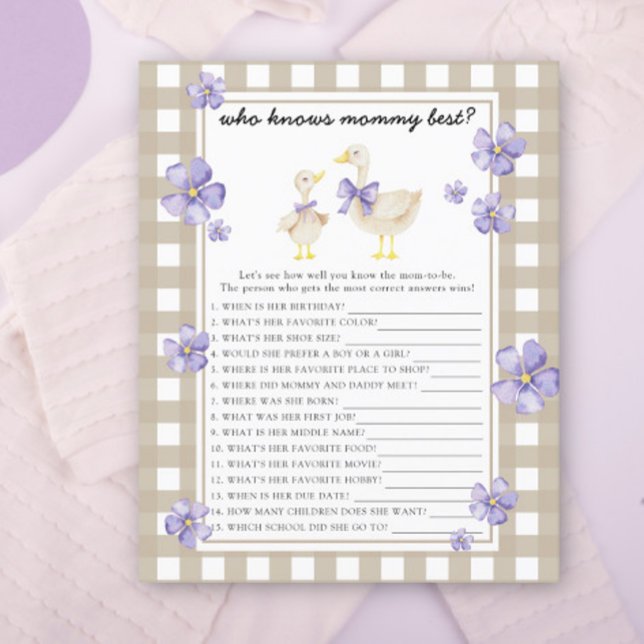 Cute goose - Who knows mummy best (Creator Uploaded)