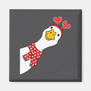Cute Goose Xoxo Be Mine Happy Valentine's Day Wome Magnet
