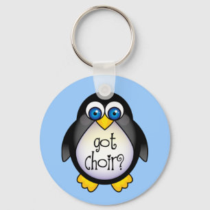 Cute Got Choir Penguin Gift Key Ring