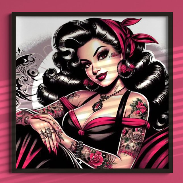 Cute Goth Girl Poster (Creator Uploaded)